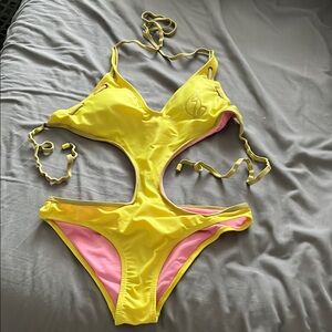 baby phat yellow swimsuit